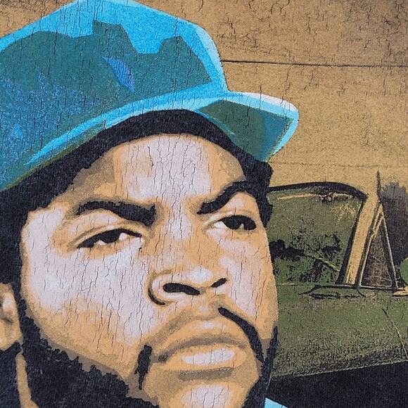 Boyz-n-the-Hood Shirt Medium 21x26 90s Faded Black Tee John-Singleton Film - Picture 4 of 11